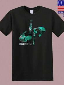Dude Perfect Youtuber Vlogger Men's  T-Shirt Size S-5XL - 白色 - 查看 1