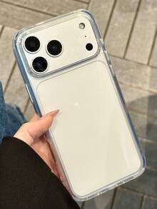 Clear Acrylic Shockproof Case Compatible With IPhone 17 Air 16 15 14 13 Pro Max Transparent Bumper Armor Hard Back Cover - Clear - View 4