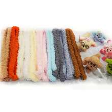 10支装混合毛绒加粗毛根，适用于娃娃和DIY玩具，柔软的雪尼尔绒条可用于缝纫和家居装饰，扭曲的铁质毛根带有毛毡胶带，适用于狗狗和兔子，聚酯纤维材质，适合14岁及以上人群。