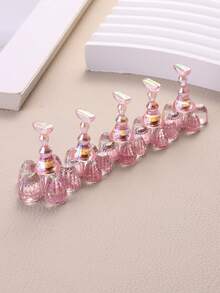 Flower Shape Nail Plate Nail Practice Stand, Unscented, With Magnet, For Nail Painting Practice, Manicure Practice, Sticker Nail Stand, Nail Painting Practice Tool, Paint Stand