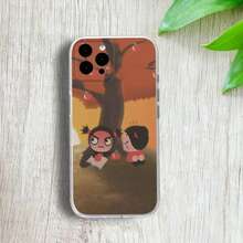 Funda de teléfono Pucca-A Cartoon G-Garu-U para 16,15,14,13,12,11 Pro,Max,Plus, cubierta suave transparente - z3 - Ver 7
