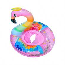 Flotador inflable en forma de flamenco para piscina, sillón de descanso acuático para exteriores, bote flotante divertido para la playa, suministros para fiestas en la playa - Multicolor - Ver 15