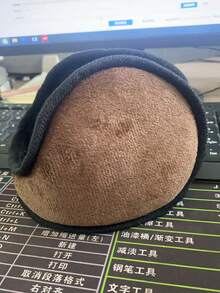 1 件新款后戴式耳罩，男女通用秋冬保暖柔软亲肤高弹力耳套，户外滑雪跑步骑行防风防寒羊毛耳罩 - 彩色 - 查看 12