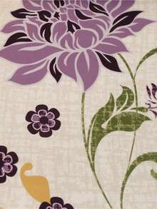 Printed Sofa Bed Cover With Skirt Edge - Creative Design, Modern Style, Non Slip, Washable - A Fashionable Must-Have In The Living Room - Purple - View 5