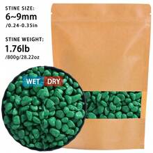 200/800g 水族裝飾底砂石 3mm-9mm 魚缸過濾材料石，適用於水族箱、魚缸、烏龜缸，可作為底砂石，亦適用於室內裝飾、花盆、花瓶 - 0.6-0.9cm/0.24-0.35in - 查看 17