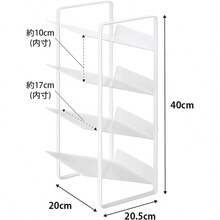 シンク下 ボトルストッカー 4段 ホワイト 約20X20.5X40cm タワー tower キッチンストッカー 備蓄 ストック 収納 4304 - ホワイト - チェックする 7