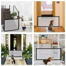 Partition Screen For Doors, Dog Fence, Pet Barrier, Indoor Protection And Security For Homes - 彩色 - 查看 5