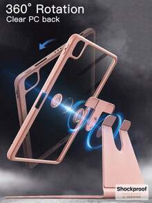 Compatible With IPad (A16) 11th Gen 11-Inch (2025) And IPad 10th Gen 10.9-Inch (2022), Protective Case With Pencil Slot, Ultra-Thin Protective Shell, Transparent Back Cover, Support Auto Wake/Sleep, Abyss Blue - Multicolor - View 6