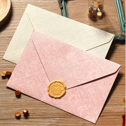 10/20/50/100pcs White Woodgrain Letter Envelopes, Suitable For Wedding Invitations, Cards, Business, Thanksgiving, Birthday, Christmas And Other Holiday Greetings