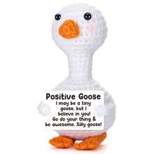 1个迷你正能量钩针企鹅，趣味励志生日礼物，适合送给女性、男性、朋友、同事，内含鲨鱼和鸭子正能量卡片，可爱圣诞装饰，圣诞袜填充物 - 混合色 - 查看 35