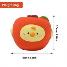 Cute Latex Squeaky Chew Toys For Dogs, Chicken & Animal Shaped, Durable For Teeth Cleaning - Multicolor - View 12