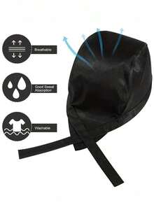 1pc, Adults Chef Hat, Chef Cap For Men Women, Adjustable Cooking Hat With Elastic Band, Reusable Chefs Hat, Professional For Kitchen Coffee Restaurant Food Service, Kitchen Supplies, Accessories, - 彩色 - 查看 4