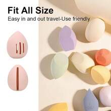 Silicone Sponge Holder, Breathable Sponge Case Business, Travel Or Daily, Fit All Sponges Pink - 粉紅色*1 - 查看 3
