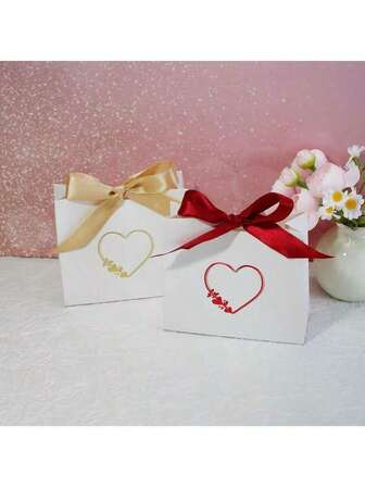 5/10/15-Piece Valentine's Day Gift Box Set Mini Heart-Shaped Gift Boxes, Perfect For Valentine's Day And Weddings | Elegant Paper Packaging For Candies And Chocolates