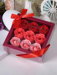 1 bánh xà phòng tắm hình cánh hoa hồng, xà phòng tinh dầu hương thơm dịu nhẹ, quà tặng Ngày Valentine, Ngày của Mẹ, quà tặng tiệc cưới, xà phòng hương hoa hồng, xà phòng làm sạch dịu nhẹ, xà phòng hình hoa, xà phòng quà tặng cho phụ nữ, quà tặng xà phòng cho tiệc tùng, xà phòng quà tặng lãng mạn, xà phòng hoa trang trí. - Nhiều màu - Xem 20