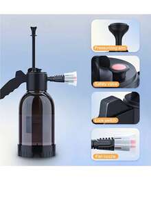 1pc High Pressure PA Foam Sprayer, Suitable For Car Washing, High Pressure Explosion-Proof Foam Sprayer, Manual Pressure Spray Bottle, Garden Water Bottle, Car Cleaning Tool - Multicolor - View 2