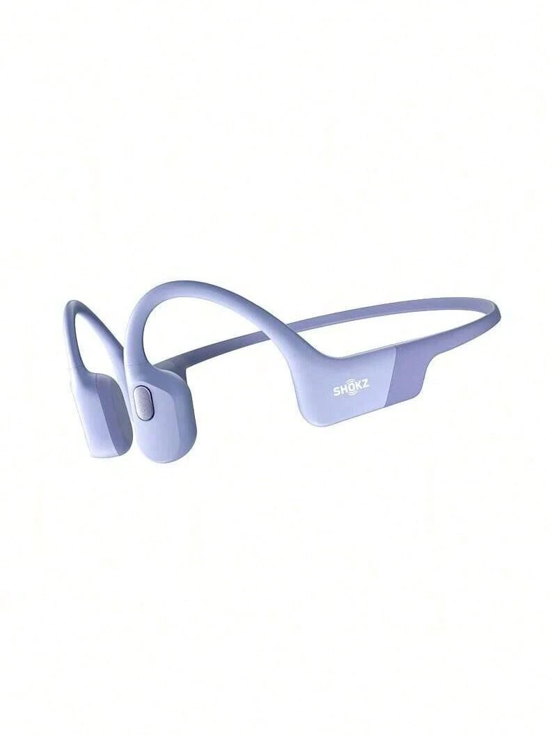 Shokz Auriculares deportivos S803: conducción de aire sin presión, cancelación inteligente de ruido de llamadas ENC, diseño ergonómico de gancho para la oreja, cuerpo ultraligero y cambio libre entre los modos comercial y deportivo. - Morado - Ver 1