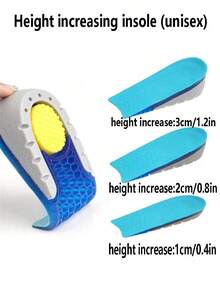 1 Pair Of Anti Slip Height Increasing Shoe Heel Pads, Male Honeycomb Elastic Half Pad, Female Heel Invisible Non Tiring Height Increasing Sports Shoe Insole Shock-Absorbing, TPE Insole, Suitable For Both Men And Women - Comfortable Half Insole, Adjustable Height Of 1 Cm, 2 Cm Or 3 Cm, Essential For Back To School Season Insulation, Galentines, Puppy, Carnival