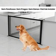 Partition Screen For Doors, Dog Fence, Pet Barrier, Indoor Protection And Security For Homes - 彩色 - 查看 2