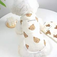 1 قطعة جاكيت صيفية خفيفة بدون أكمام للكلاب، جاكيت شبكية للكلاب، ملابس علوية بلا أكمام للكلاب، جاكيت للقطط، ملابس علوية بلا أكمام للقطط، جاكيت واقية من الشمس مُنفِّسة، رقيقة مضادة للتساقط، قماش ناعم، مناسبة للطقس الدافئ، للخارج، للشاطئ، مناسبة للكلاب والقطط صغيرة/متوسطة الحجم - متعدد الألوان - مشاهدة 4