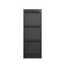 Techigher 3 Drawer File Cabinet, Vertical File Cabinet With Lock, Metal Filing Cabinets Storage Cabinet For A4/Letter/Legal Size Files - Black, 3 Draws - View 7