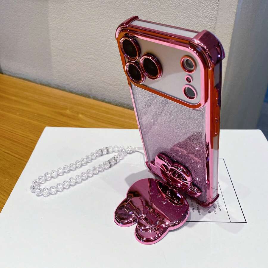 1个手镯式手机壳,四角防摔/一体式手机壳,兼容 17 Pro、16 Pro、S26/S25/S25 Plus/S25 Ultra、XM、HW、RM,兼容Oppo,国际版,非国内版 - 粉色 - 查看 1