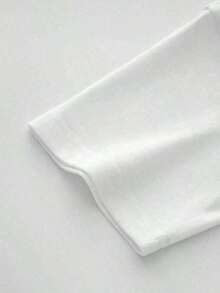 Camiseta de algodón para hombres con patrón de calavera de conejo de neón de huesos cruzados que simboliza la rebelión juguetona y la actitud desafinada 4Y09 - Blanco - Ver 3