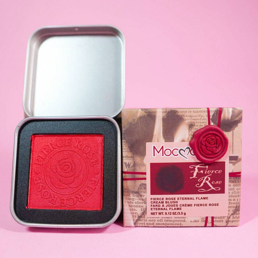 Mocoallure Fierce Rose Rubor en crema con estampado floral vintage - 02 - Ver 1
