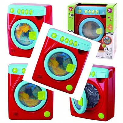 PlayGo Lavadora Juguetes de Cocina para niños y niños juegan casa Lavadora para niños Divertidos Juguete Perfecto para su pequeño 3 años en adelanteConveniente y duradero,Los favoritos de los niños