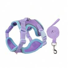 New Cat Leash, Reflective Vest-Style Cat Harness Set, Adjustable Reflective Pet Vest Harness Suitable For Outdoor Safety Walking And Training, For Cats, Dogs And Other Pets, Available In Multiple Colors And Sizes - Multicolor - View 32