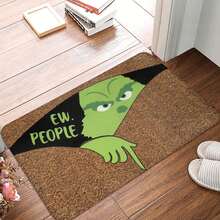 The Grinchs Squad Doormat, Winter Xmas Doormat,Merry Grinchmas Christmas Doormat, Funny Welcome Mat, Grinchs Decoration, Christmas Mat, Holiday Gift - 綠色 - 查看 2