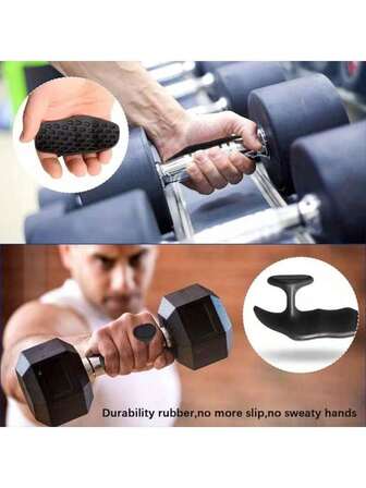 1 par de guantes de silicona para fortalecer los dedos - Diseño texturizado antideslizante, ergonómico para el entrenamiento de fuerza de manos y dedos, gimnasio y entrenamiento en casa (Negro/Gris), Diseño de guante acolchado, Entrenador de agarre de mano