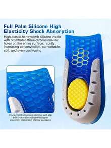 1 Pair Of Anti Slip Height Increasing Shoe Heel Pads, Male Honeycomb Elastic Half Pad, Female Heel Invisible Non Tiring Height Increasing Sports Shoe Insole Shock-Absorbing, TPE Insole, Suitable For Both Men And Women - Comfortable Half Insole, Adjustable Height Of 1 Cm, 2 Cm Or 3 Cm, Essential For Back To School Season Insulation, Galentines, Puppy, Carnival