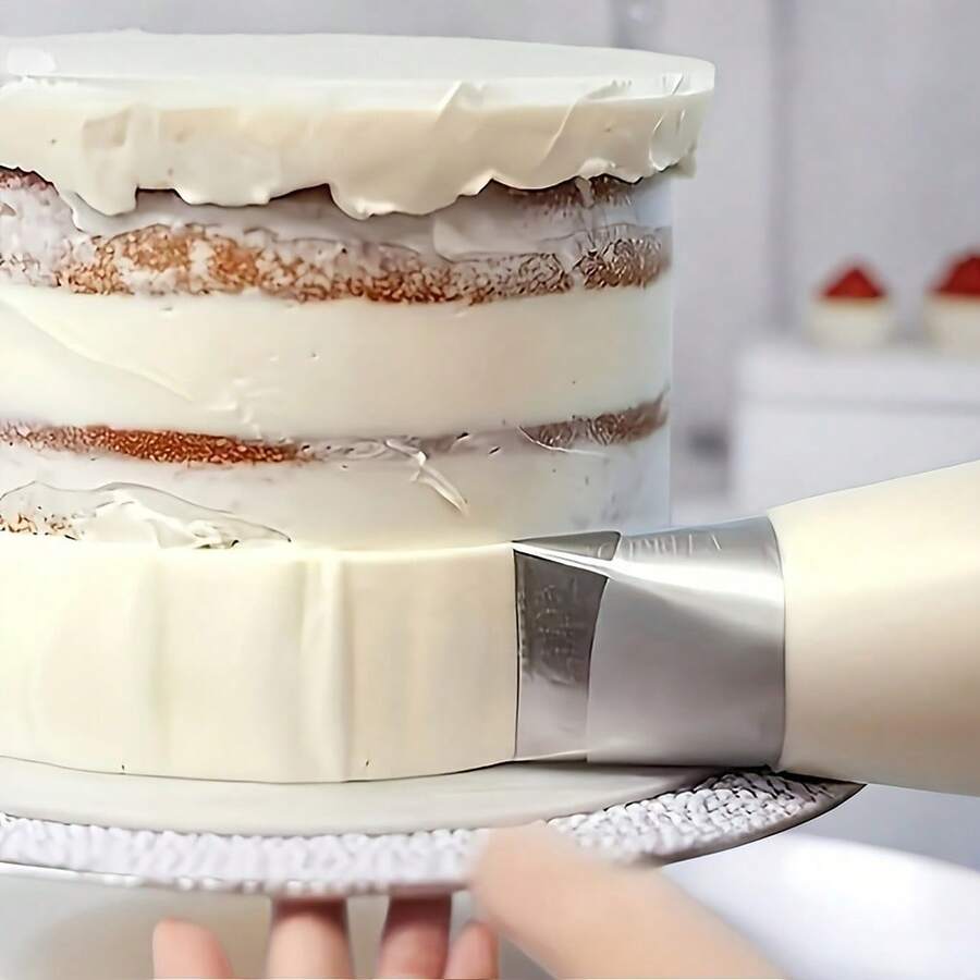 1pc Extra Large 304 Stainless Steel Cake Decorating Icing Piping Nozzle, Extra Wide Frosting Tip, Double-Sided Cream Piping Tip - For Smooth/Textured Frosting Piping, Suitable For Home Kitchen, Bakery And Restaurant - Fit For Christmas, Halloween, Thanksgiving, Valentine's Day, Birthday, Wedding Party - Silver - View 1