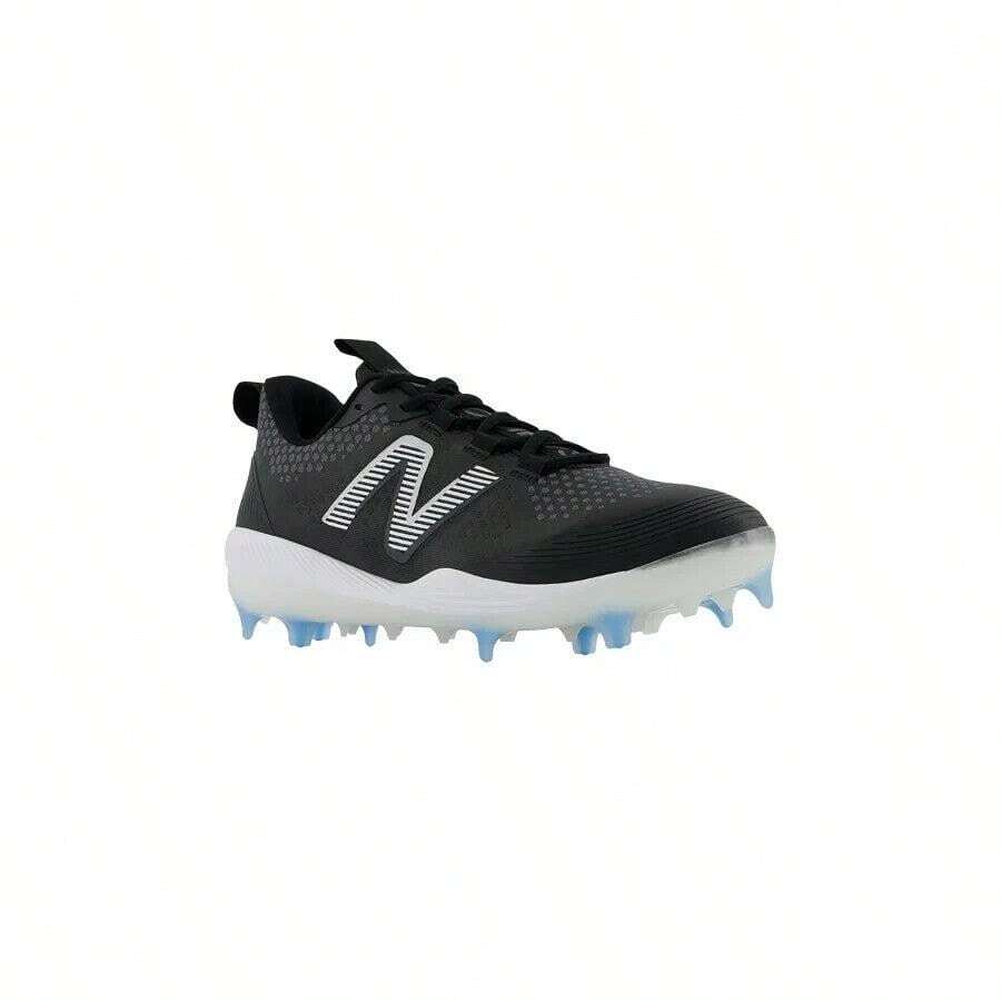 New Balance FuelCell COMPv3 LCOMPBK3 Men's US 14 Black Baseball Cleats RHS5757 - Black - View 1