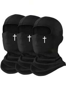 1/2pcs Unisex Balaclava Face Mask, Suitable For Daily Use, Outdoor Travel, Hiking, Skiing, Motorcycle Riding