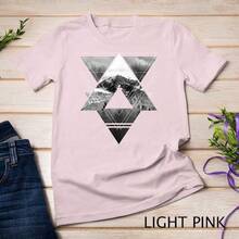 Camiseta unisex de relleno geométrico de Trendy Outdoors - Negro - Ver 7