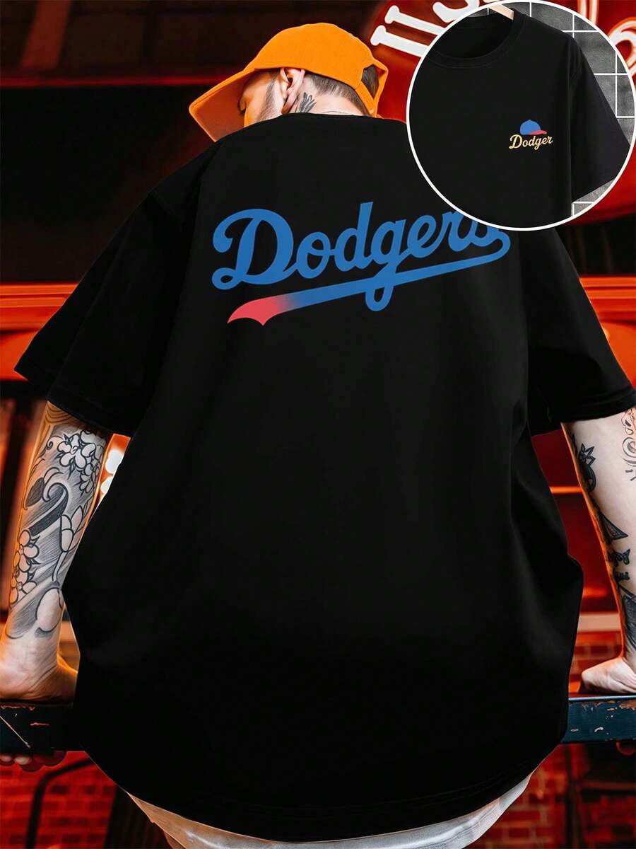 Camisetas talla grande para hombres - Negro - Ver 1