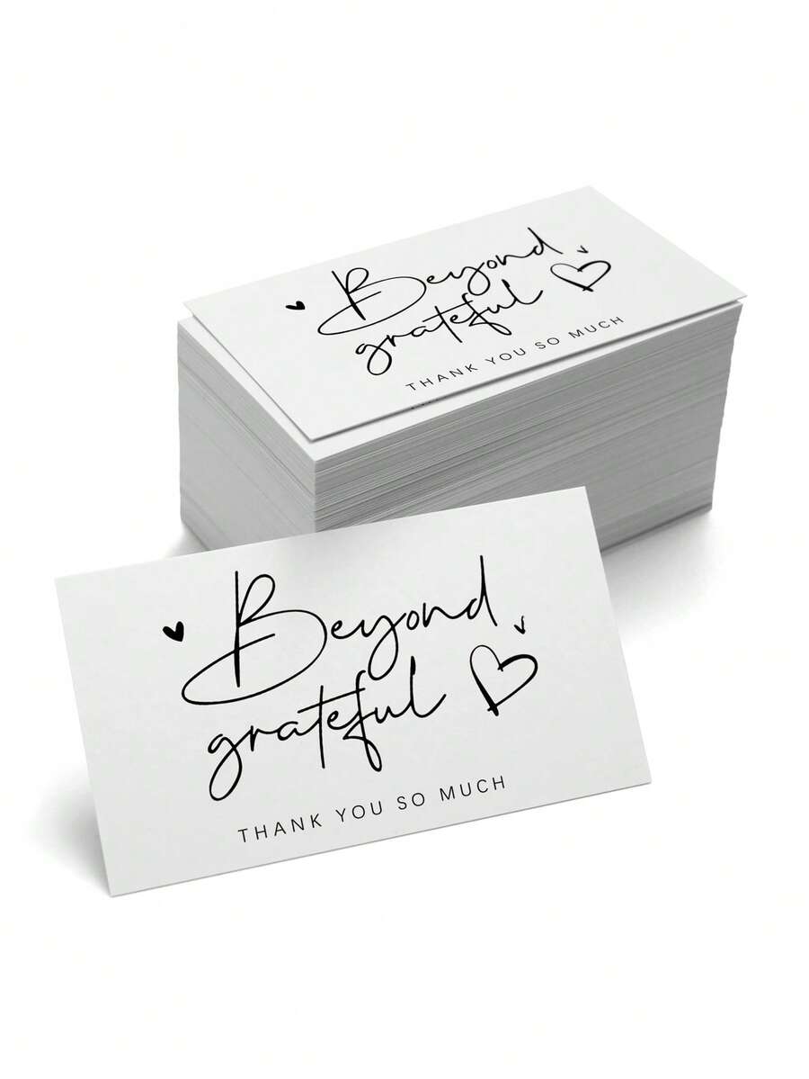 50张多用途卡片套装 - 包括感谢卡、节日贺卡、婚礼请柬以及商务和个人用途卡片 - 彩色 - 查看 1