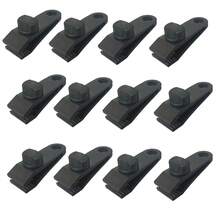 Khóa chịu lực, kẹp chịu được gió mạnh 60mph, phù hợp cho mái hiên, cắm trại ngoài trời, mái che xe caravan, kẹp dây bungee - màu đen - Xem 13