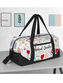 Large Capacity Travel Bag, Suitable For Girls, Teenagers, Weekend Getaways, Overnight Stays, Carry-On, Toddler Overnight Bag, Travel Sports Bag, Dance & Yoga Bag, Handbag - one-size - View 9