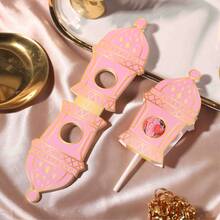 50张/包 宰牲节/古尔邦节/节日月亮桌面装饰，派对礼品装饰卡片，糖果烘焙包装棒棒糖装饰纸