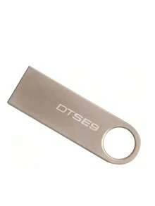 32GB USB 2.0 Flash Drive, Silver - Silver - View 2