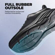 Men's Slip-On Walking Shoes - Hands-Free Running Tennis Sneakers With Cushioning, Non-Slip Gym Workout Athletic Shoes For All-Day Comfort & Style - 黑色 - 查看 5