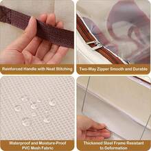 1PC High-Quality Shoe Box, Large-Capacity, Foldable And Stackable Transparent Shoe Box, Multi-Functional Portable Storage Box, Suitable For Storing Sneakers, Casual Shoes, And High Heels, Saving Space And Can Be Placed Under The Bed, In A Cabinet, Under The Sofa, Or In The Entryway.