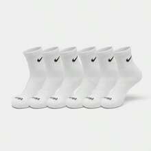 Nike Everyday Plus Cushioned Training Ankle Socks (6 Pairs) - 白色 - 查看 2