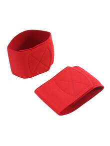 1 双运动防护装备，足球护腿板，带可调节弹性压缩踝关节支撑，运动护踝 - 彩色 - 查看 12