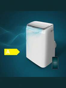Cecotec Climatiseur Portable Force Clima 14750 Cold&Warm Connected. Télécommande, Wifi et Pompe à Chaleur, 14000 BTU, Écran LED, 5 Modes, 28 m2, Couverture - Multicolore - Voir 2