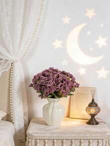 1/80 Stück 27cm künstliche Seide Rose, künstliche Blumen, gefälschter Blumenstrauß für DIY Hochzeitssträuße, Partys, Zuhause, Wohnzimmer, Küche, Garten, Hotel, Büro, Valentinstag Geschenk, Rama Dekorationen, DIY Kränze, Geschenke, Tischmittelpunkt Dekoration, Geburtstagsdekoration, Innen- und Außendekoration, gefälschte Plastikblumen in Großpackung für Vase, Bauernhaus Heimdekoration, Boho Hochzeit - Violett - Übersicht 8