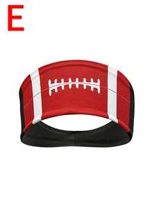 1pc Sports Headband With Basketball & Volleyball Pattern, Sweat-Absorbing For Yoga, Running, Fitness Hair Accessories Fashion Hair Bands - Multicolor - View 11